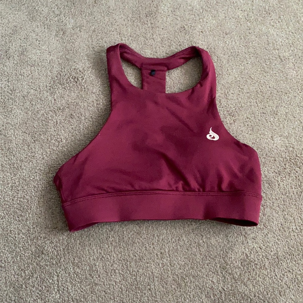 RYDERWEAR BURGANDY SPORYS BRA